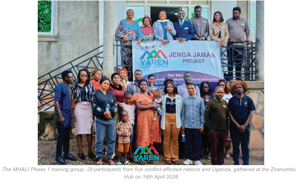 The MHALI Phase 1 training group gathered at the Ziranumbu Hub