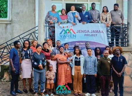 The MHALI Phase 1 training group gathered outside the Ziranumbu Hub